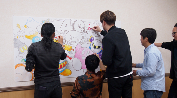 みんなで40周年記念イラストを描きました ハル研究所