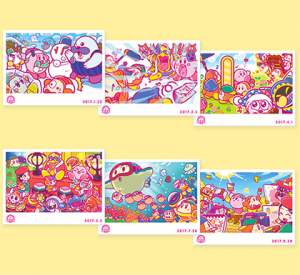 『星のカービィ プププメモリーズBOX-KIRBY 25TH ANNIVERSARY-』フォト風メッセージカード