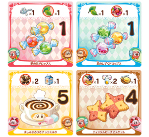 『カービィのスイーツパーティー』スイーツカード