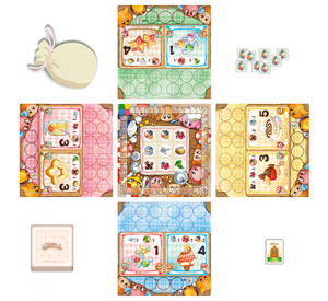 『カービィのスイーツパーティー』4人プレイ時の配置