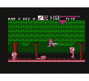 『ファイヤー・バム』ゲーム画面