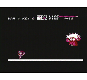 『ファイヤー・バム』ゲーム画面