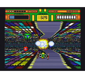 『ハイパーゾーン』ゲーム画面