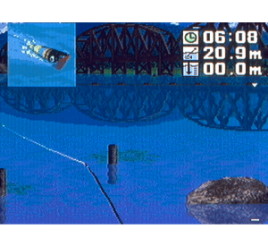 『糸井重里のバス釣りNo.1』ゲーム画面