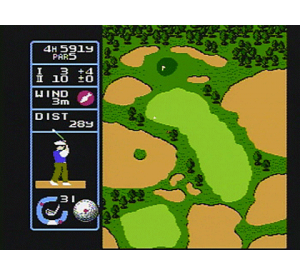 『ジャンボ尾崎のホールインワン・プロフェッショナル』ゲーム画面