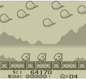 『星のカービィ』ゲーム画面