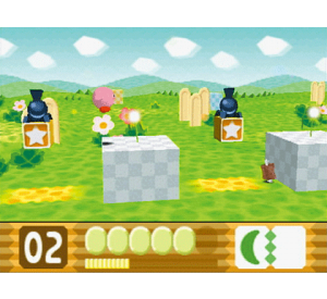 『星のカービィ64』ゲーム画面