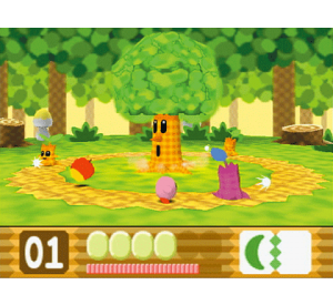 『星のカービィ64』ゲーム画面