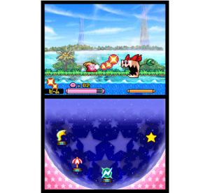 『星のカービィ　参上！ドロッチェ団』ゲーム画面