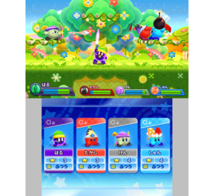 『カービィファイターズＺ』ゲーム画面