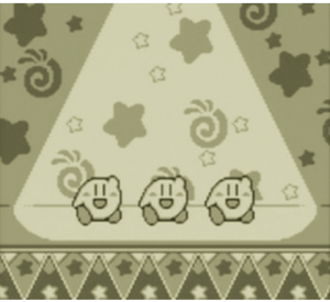 『カービィのきらきらきっず』ゲーム画面