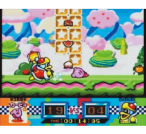 『星のカービィ　スーパーデラックス』ゲーム画面