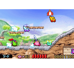 『星のカービィ 夢の泉デラックス』ゲーム画面