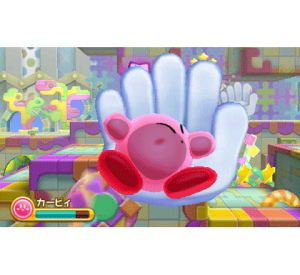 『星のカービィ　トリプルデラックス』ゲーム画面