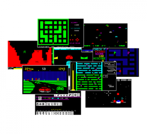 『PasocomMini PC-8001 PCGセット』同梱ゲーム画像
