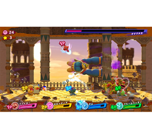 『星のカービィ　スターアライズ』ゲーム画面