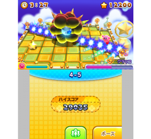 『カービィのすいこみ大作戦』ゲーム画面