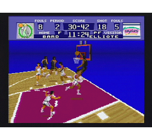 『スーパーダンクショット』ゲーム画面