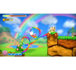 『タッチ！カービィ　スーパーレインボー』ゲーム画面