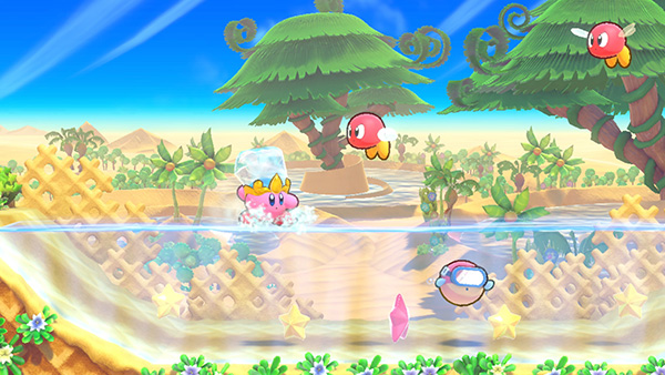 『星のカービィ Wii デラックス』ゲーム画面