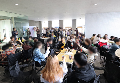 お花見＆BBQイベントの様子